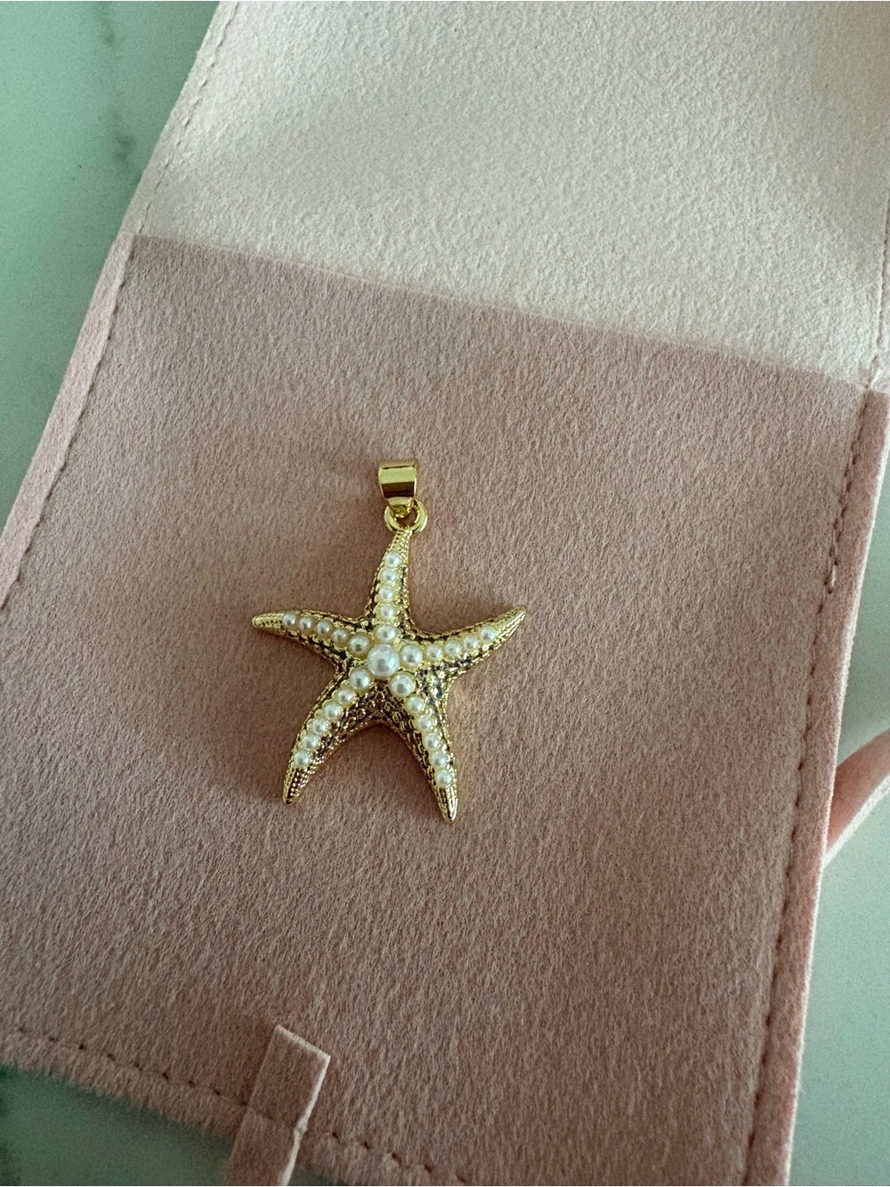 Freida Rothman-Starfish Pendant with Pearls